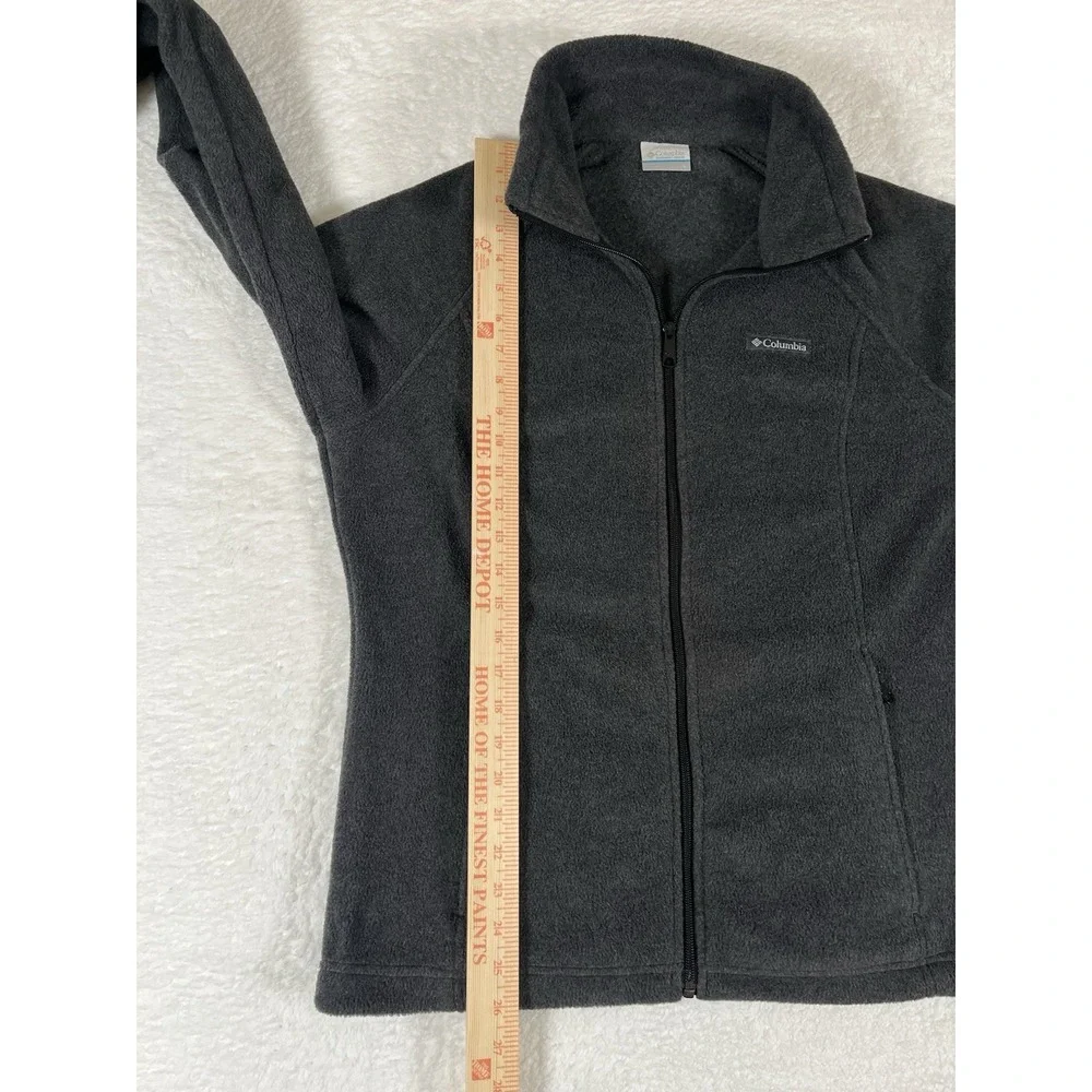Columbia Benton Springs Full Zip Fleece Jacket‎ Charcoal Gray Women's Large